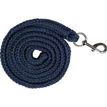 Vybavení pro koně Vodítko HKM Stars - s klasickou karabinou, tmavě modrá, 180 cm