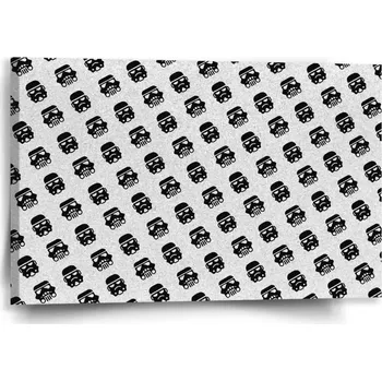Obraz Sablio Obraz Star Wars Stormtrooper Pattern šikmý - 60x40 cm