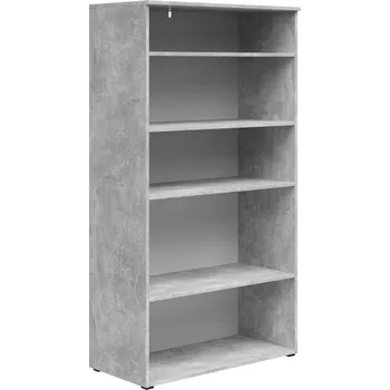 regál Regál MultiDo 80 cm s 5 policemi. - Black Red White - BRW Světlý ateliér 80x147 cm