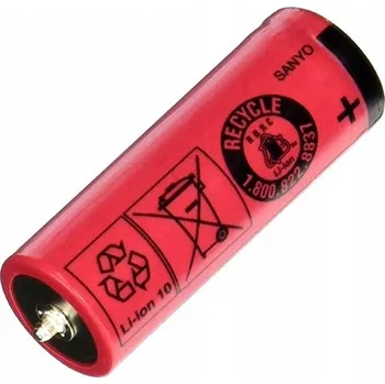 Článková baterie Lithium-iontová Nabíjecí Baterie Sanyo 18500 1300 mAh 1 ks