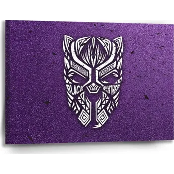 Obraz Sablio Obraz BLACK PANTHER wakanda forever Bílý - 90x60 cm