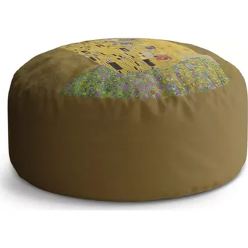 Taburet Sablio Taburet Circle Polibek - Gustav Klimt: 38x48 cm