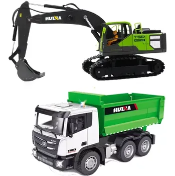 RC model ostatní Huina Sada stavebních strojů HN556 a HN661 + náhradní baterie