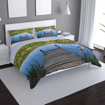 Povlečení Sablio Povlečení Molo na jezeře - 140x200 / 90x70