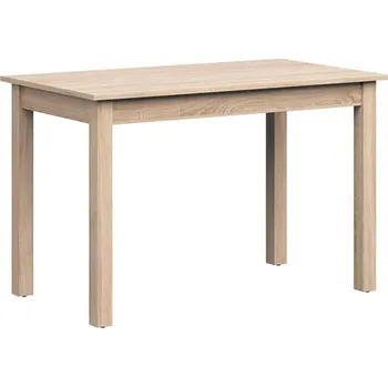 Jídelní stůl Praktický stůl 120 do jídelny Nepo Plus - Black Red White - BRW Dub Sonoma 120x77 cm