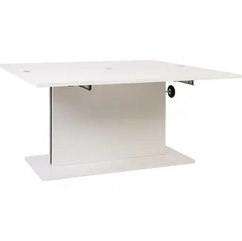 Konferenční stolek Konferenční stolek Daina s nastavitelnou výškou - Black Red White - BRW Bílá 110x57 cm
