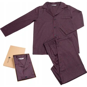 Pánské pyžamo Klasické pánské pyžamo RE-910 C7 100% bavlna 4XL