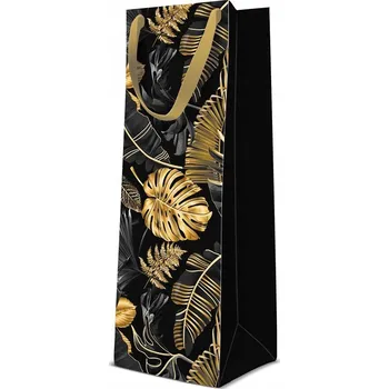 Dárková taška Taška Paw Zlaté listy 12 x 37 x 10 cm