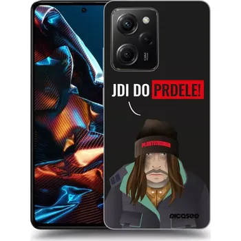 Pouzdro na mobilní telefon Picasee silikonový černý obal pro Xiaomi Poco X5 Pro - Bezďák