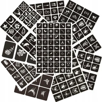 Tetování Sada třpytivých omyvatelných tetování – šablony pro děti