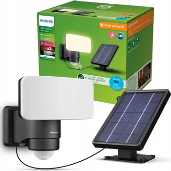 Solární LED reflektor 6W s pohybovým a soumrakovým senzorem Philips