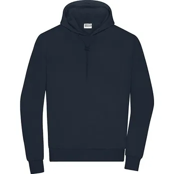 Pánská mikina James&Nicholson Pánská mikina Lounge mikina s kapucí Barva: navy, Velikost: S G_JN8034