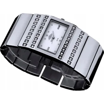 Hodinky Dámské Hodinky na Širokém Náramku s Zirkony