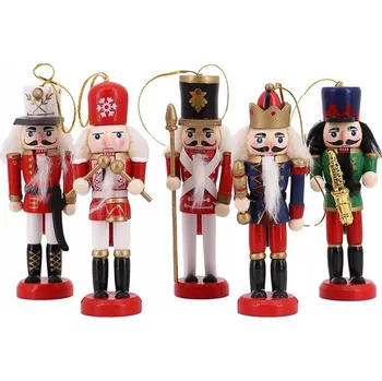 Obraz SADA DZIADEK NA OŘECHY NA VÁNOČNÍ STROMEČEK přívěsek voják 12 cm +1 DÁREK