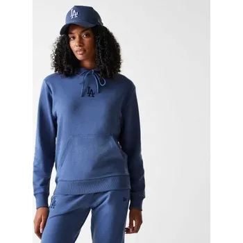 Dámské oblečení Dámská mikina New Era LA DODGERS MLB MIDI LEAGUE ESSENTIAL HOODIE L Modrá, Tmavě modrá