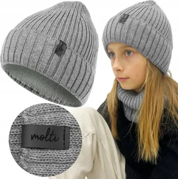 Čepice Dětská zimní čepice Molti 52-54 cm