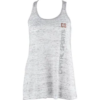 Dámské tričko Capital Sports dámské tréninkové tílko, bílé mramorované, velikost L (10029570)