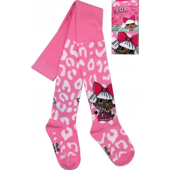 EplusM dětské punčocháče růžové bavlna velikost 122