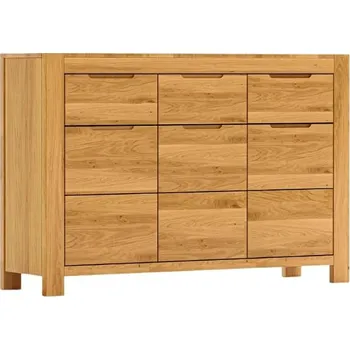 Komoda Komoda Napoli - Siudy Tmavý dub / ořech 142x95 cm