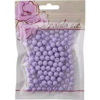 Dětské navlékací korálky Korálky 8mm levandulové 50 g