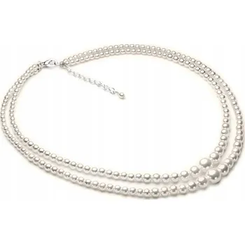 Náhrdelník Náhrdelník Ecru Kolie Alžběta II Perly Royal Kiara