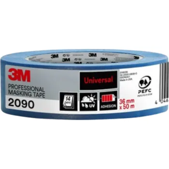 Izolační páska 3M 2090 profesionální maskovací pásky, na různé povrchy, 36 mm × 50 m