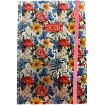 Diář Terminarz 2026 dzienny A5 metalic połysk MIX