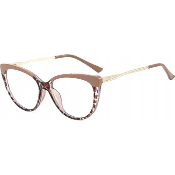 Příslušenství pro čtečku elektronické knihy Techsuit Brýle proti modrému světlu - Cat Eye - Nude Leopard