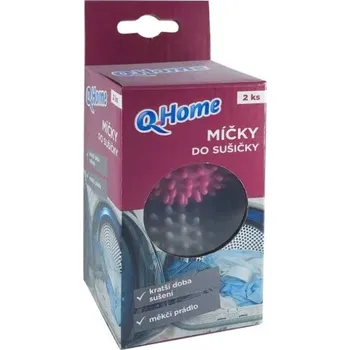 Praní a péče o prádlo Q Home míčky do sušičky 2 ks