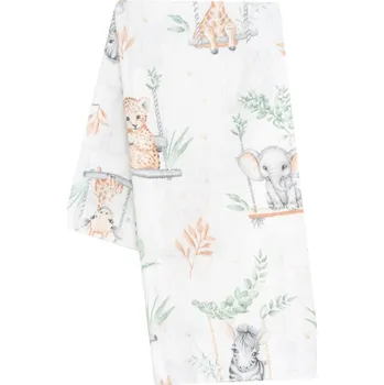 látková plena Flanelová plena s potiskem New Baby ZOO