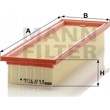 Kabinový filtr Mann-Filter CU 4197/1 Filtr, ventilace prostoru pro cestující