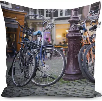 Polštář Sablio Polštář Městské kolo - 60x60 cm