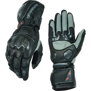 Moto rukavice LOOKWELL rukavice Spider BLACK/GREY - 3XL