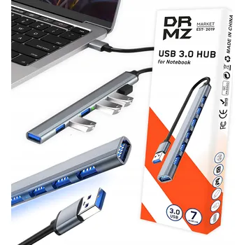 USB hub USB Hub DRMZ 7-portový USB 3.2 Gen. 1