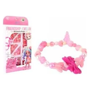 Set školních potřeb Akademia mody bransoletki przyjaźni róż