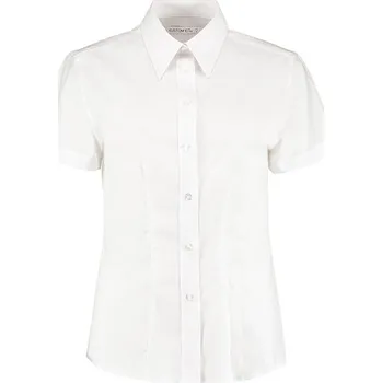 Dámská košile Kustom Kit Oxford košile s krátkým rukávem Barva: white, Velikost: 36 (S/10) G_K360