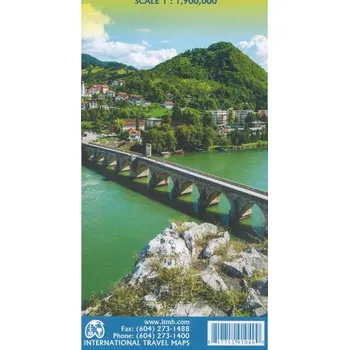 BAŁKANY mapa drogowa i kolejowa ITMB 2022 Kolektiv autorů