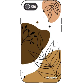 Pouzdro na mobilní telefon Picasee silikonový černý obal pro Apple iPhone 7 - Boho style