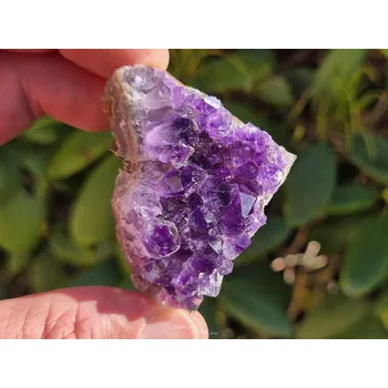 Přírodní kámen Ametystová drúzka z Uruguaye 52g