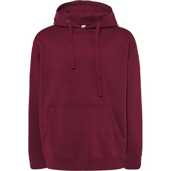 Oblečení a móda JHK Klokaní mikina Barva: burgundy, Velikost: M G_JHK421
