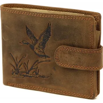 Peněženka Peněženka NORDEE , přírodní kůže, hnědá - muž