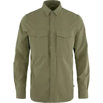 Pánská košile košile pánská FJÄLLRÄVEN Abisko Trekking Shirt M Light Olive - S