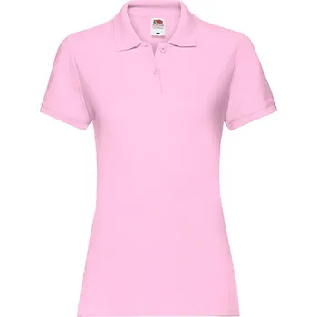 Fruit of the Loom Dámské Premium Polo Barva: Light Pink, Velikost: XL G_F520