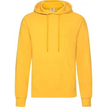 Pánská mikina Fruit of the Loom Klasická mikina s kapucí - klokanka Barva: Sunflower, Velikost: L G_F421