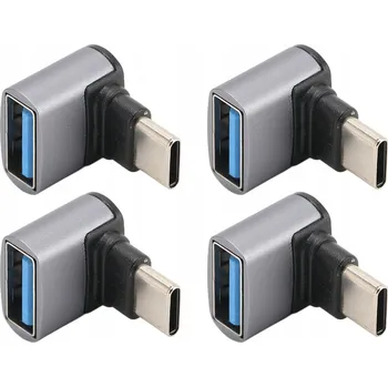 Datové redukce 4 KS ÚHLOVÁ REDUKCE USB C ZÁSTRČKA ZÁSUVKA