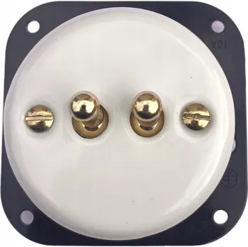 vypínač Keramický vypínač jednopólový pod omítku bílý