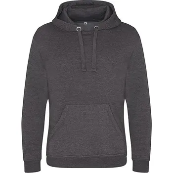 Pánská mikina Just Hoods Hoodie pro absolventy v těžké váze Barva: Charcoal (Heather), Velikost: XL G_JH101