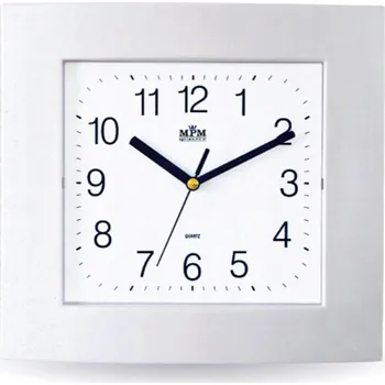 Hodiny Nástěnné hodiny MPM Quality bílé 28 cm