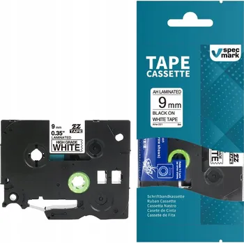 Pásek do tiskárny Páska Specmark pro Brother TZe-221 9mm 8m bílá TZ-221 pro P-touch H110 H107B