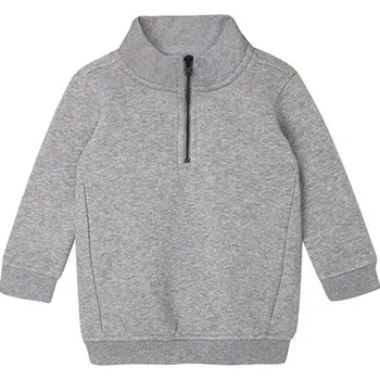 Chlapecké oblečení Babybugz Dětská čtvrtka na zip Barva: Heather Grey Melange, Velikost: 6-12 months G_BZ66